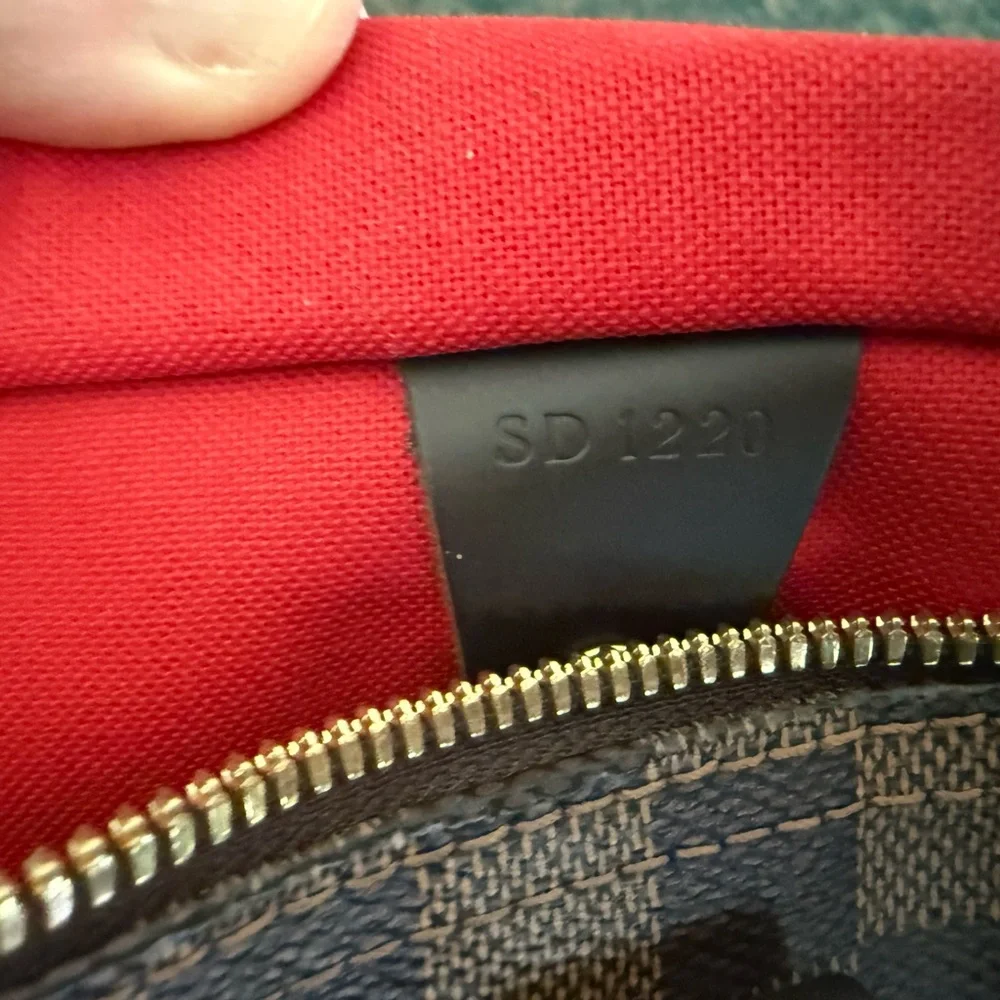 Louis Vuitton Brown Checkered Satchel - Picture 4 of 10